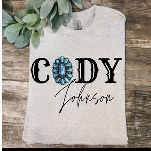 Cody Johnson shirt country music popular western look trending